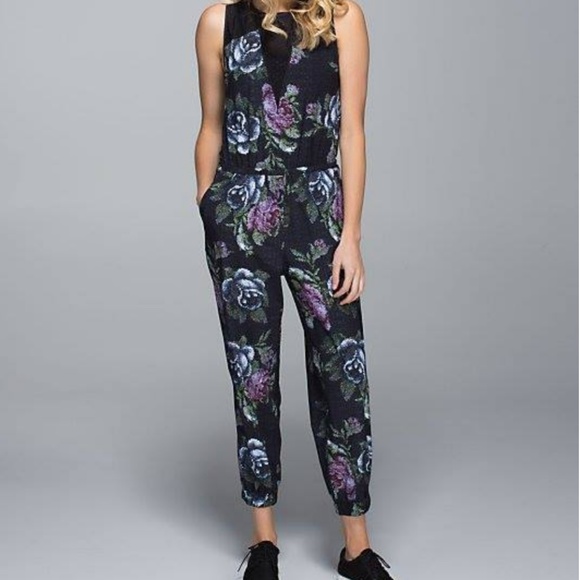 Lululemon floral romper - Picture 1 of 5